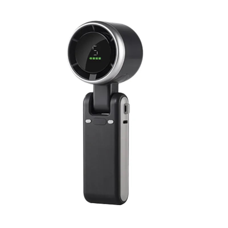 2025 FoldAir™ Neck & Desk Turbo Fan – Handheld, Foldable, Rechargeable