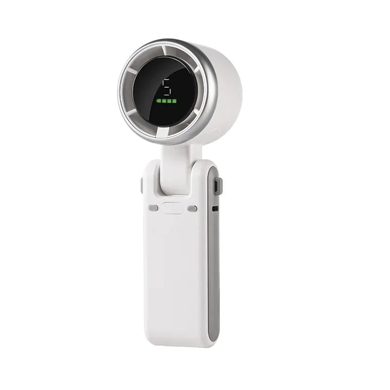 2025 FoldAir™ Neck & Desk Turbo Fan – Handheld, Foldable, Rechargeable
